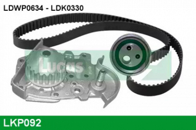 LUCAS ENGINE DRIVE lkp092 -  Водяной насос + комплект зубчатого ремня